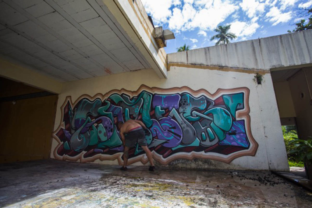 SOFLES, Selina Miles, graffiti, Ironlak