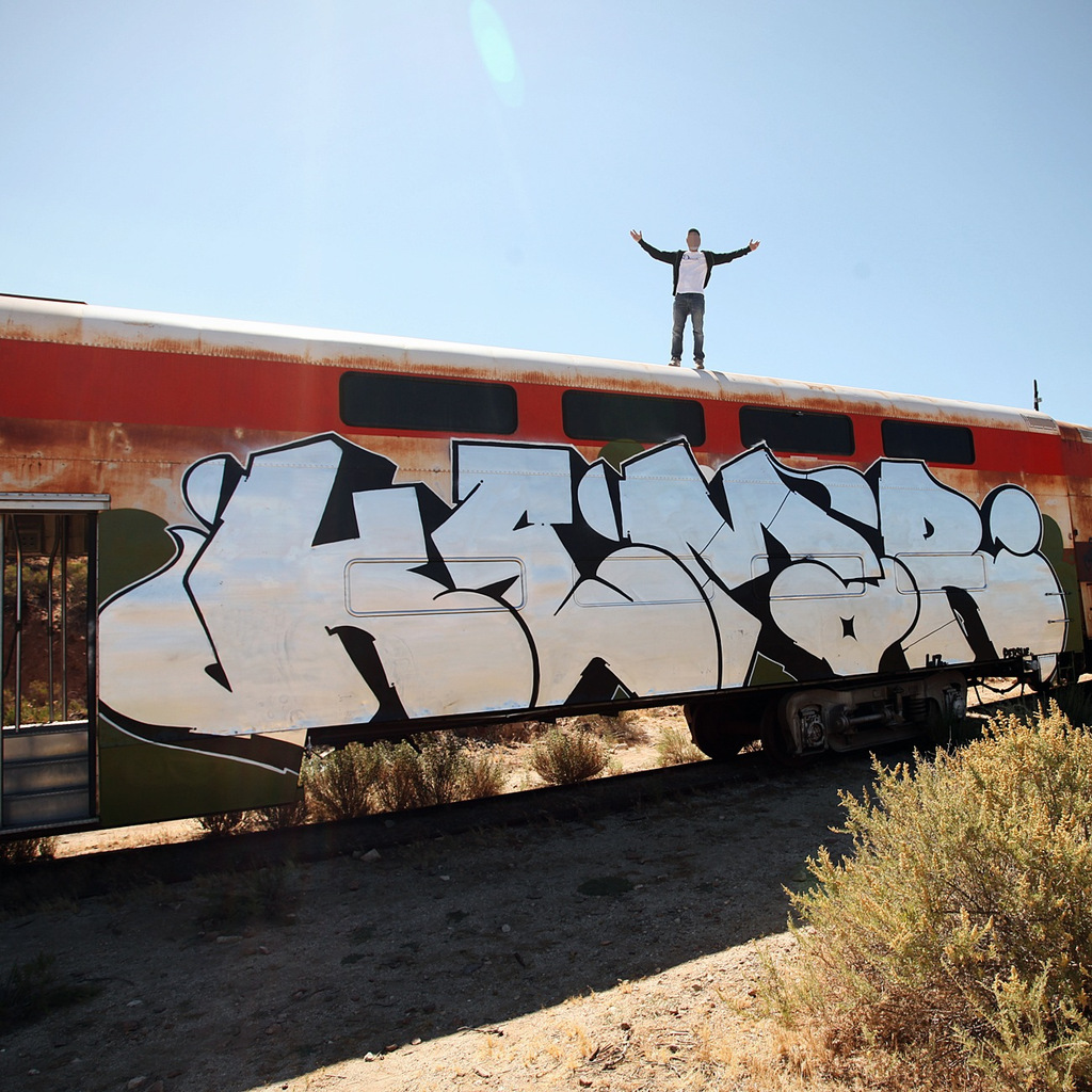 Kemr Ironlak Train Graffiti