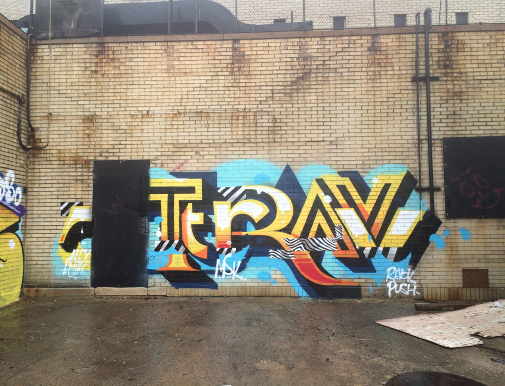 TRAV MSK, BEGR, graffiti, Ironlak
