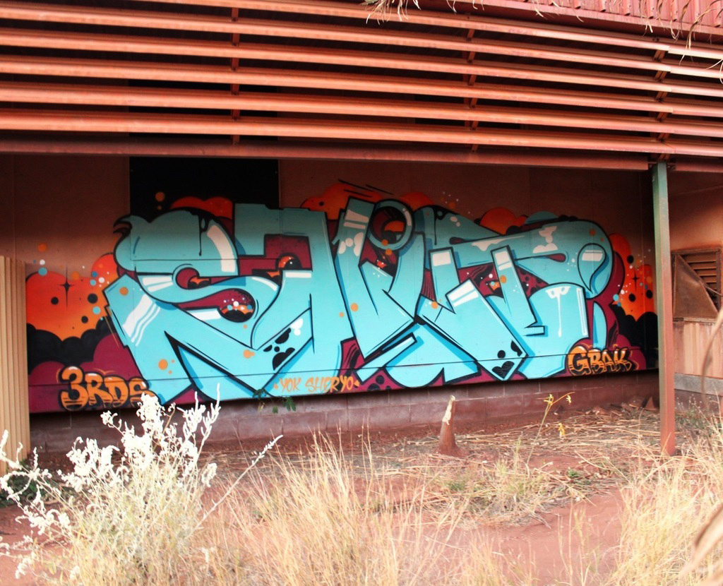 FECKS, graffiti, Ironlak