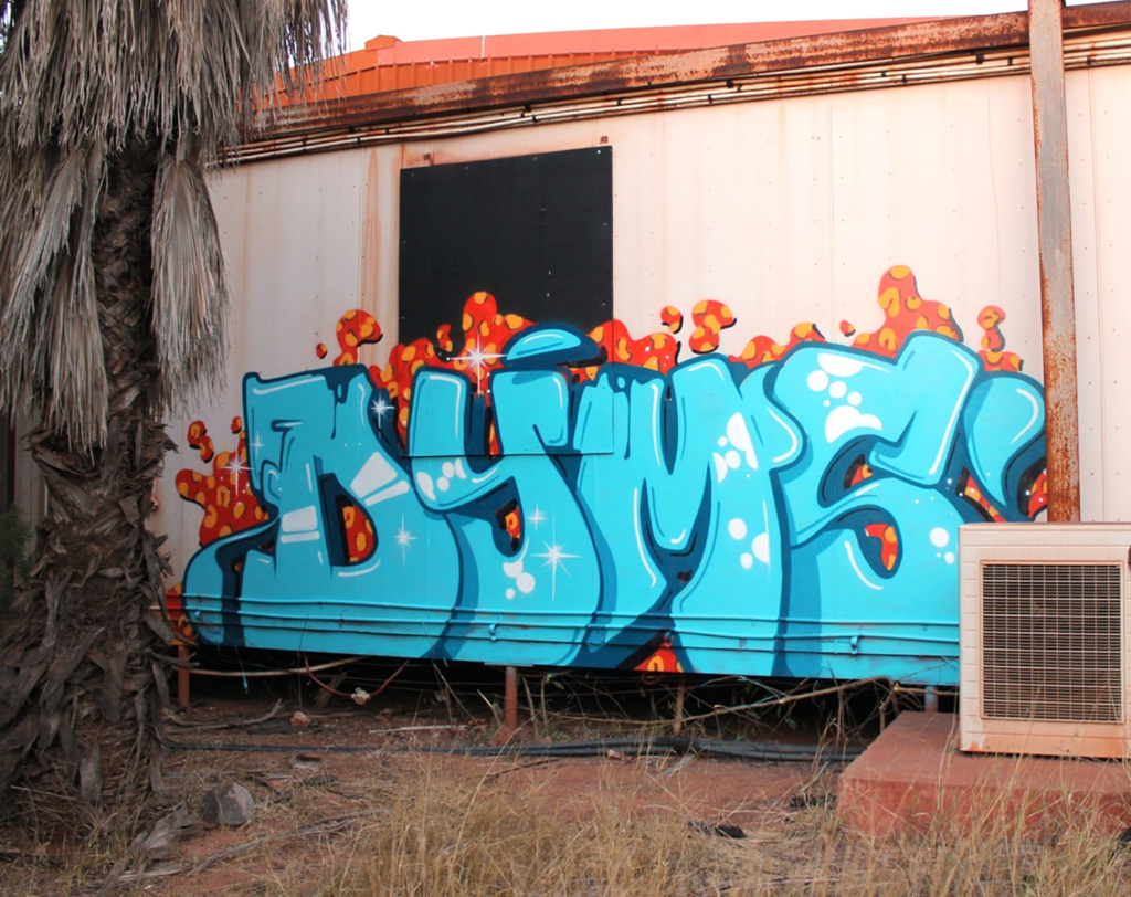 DYMS by FECKS PERTH IRONLAK GRAFFITI