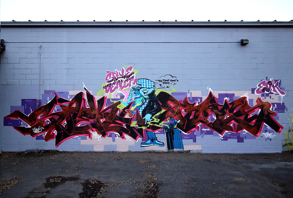 SNEKE, TONES, New York City, graffiti, Ironlak