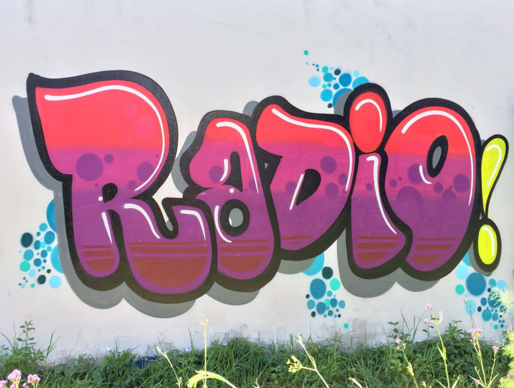 RADIO, graffiti, Ironlak