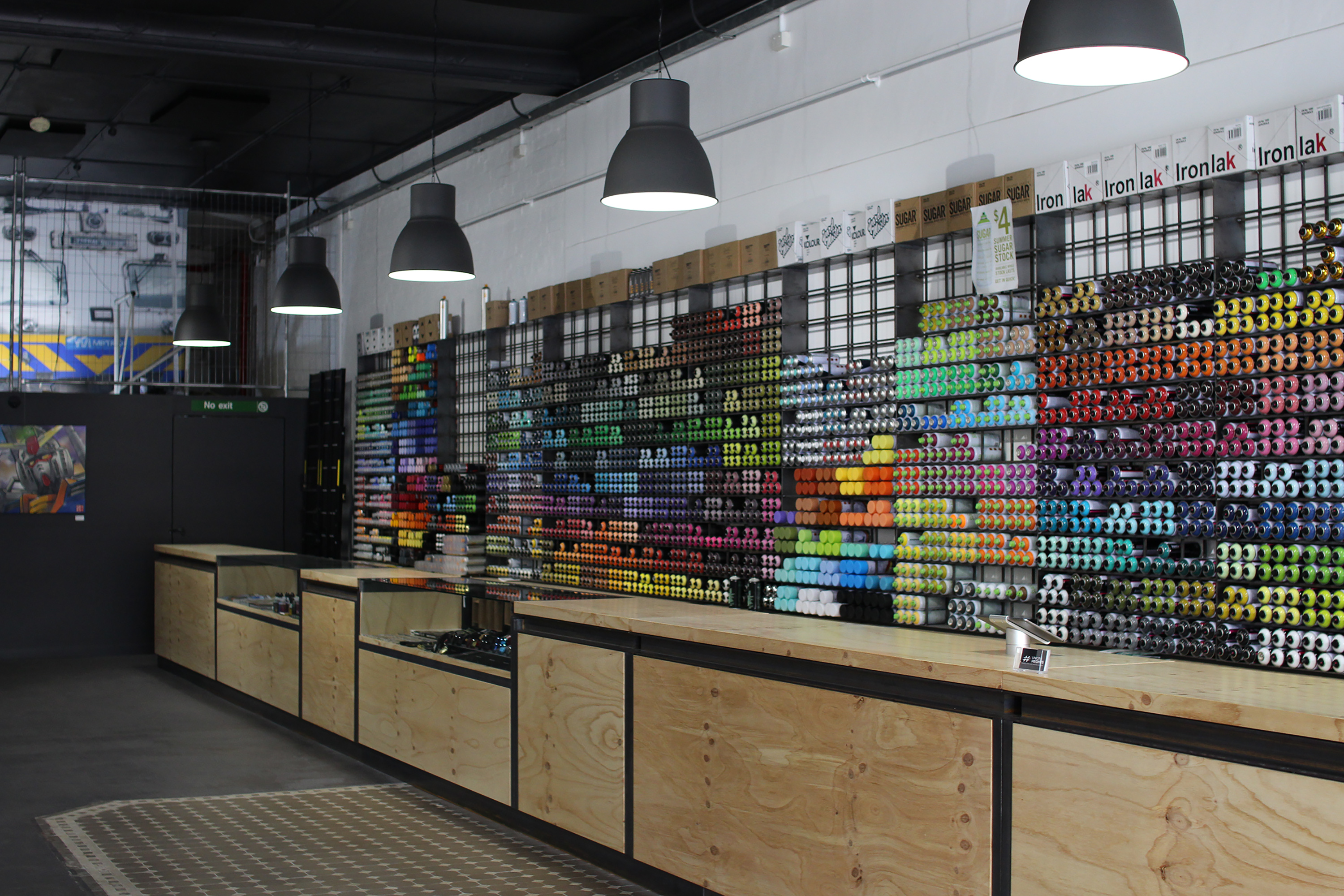Union Heights Ironlak Graffiti shop Melbourne