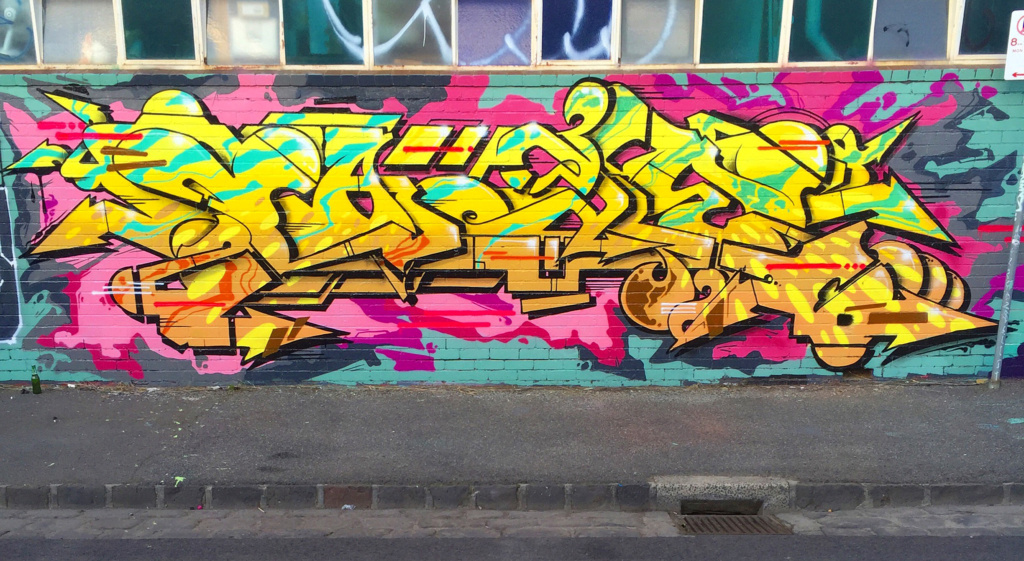 SAGE Melbourne graffiti Ironlak