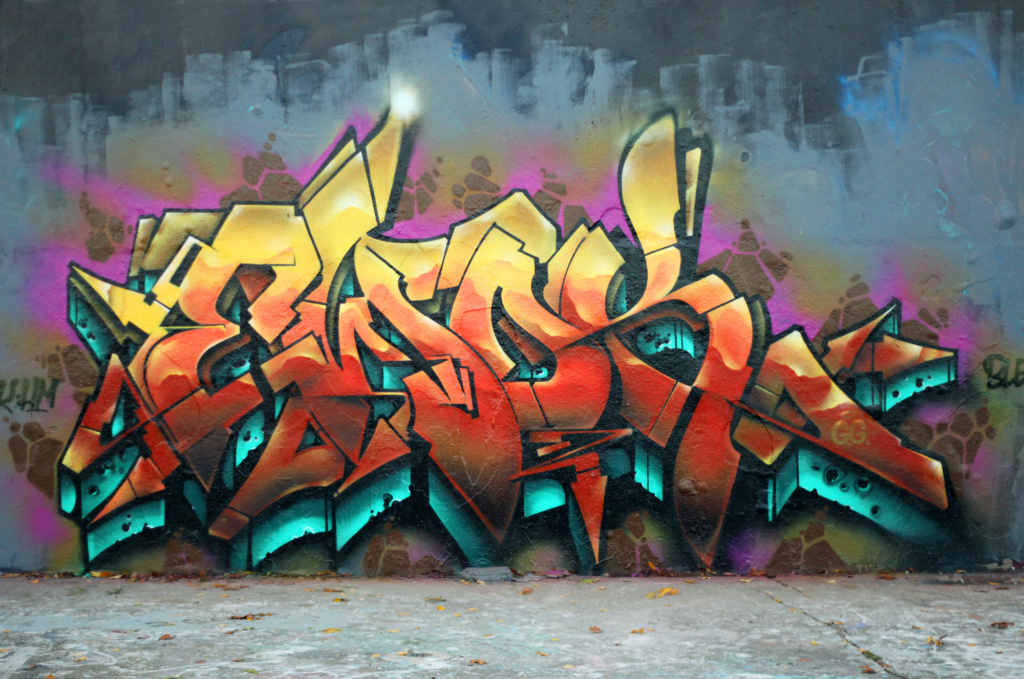 EWOK MSK HM Ironlak graffiti