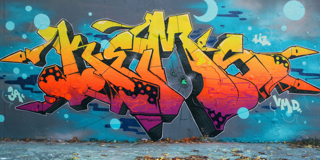 KEMS graffiti halloween Ironlak