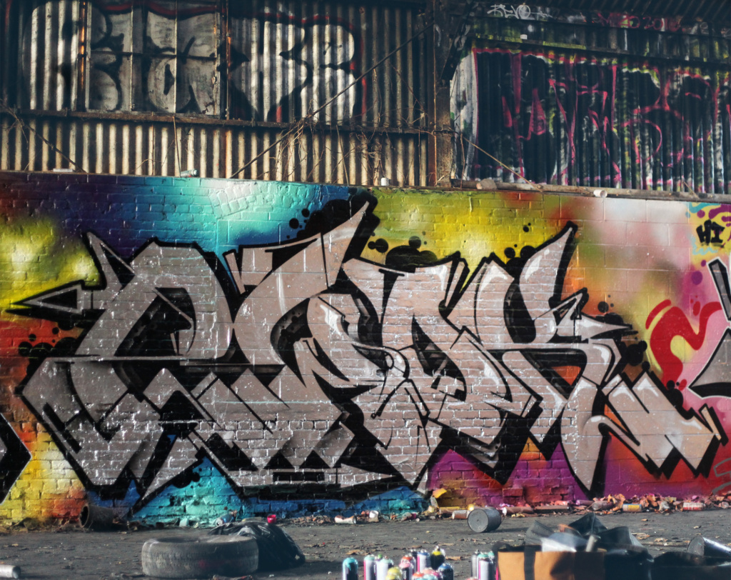 EWOK MSK graffiti chrome Ironlak