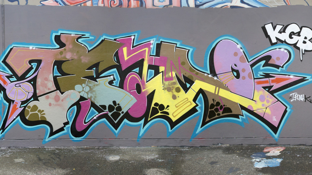 TEAMO KGB Ironlak BBQ Burners Sydney 2016 graffiti