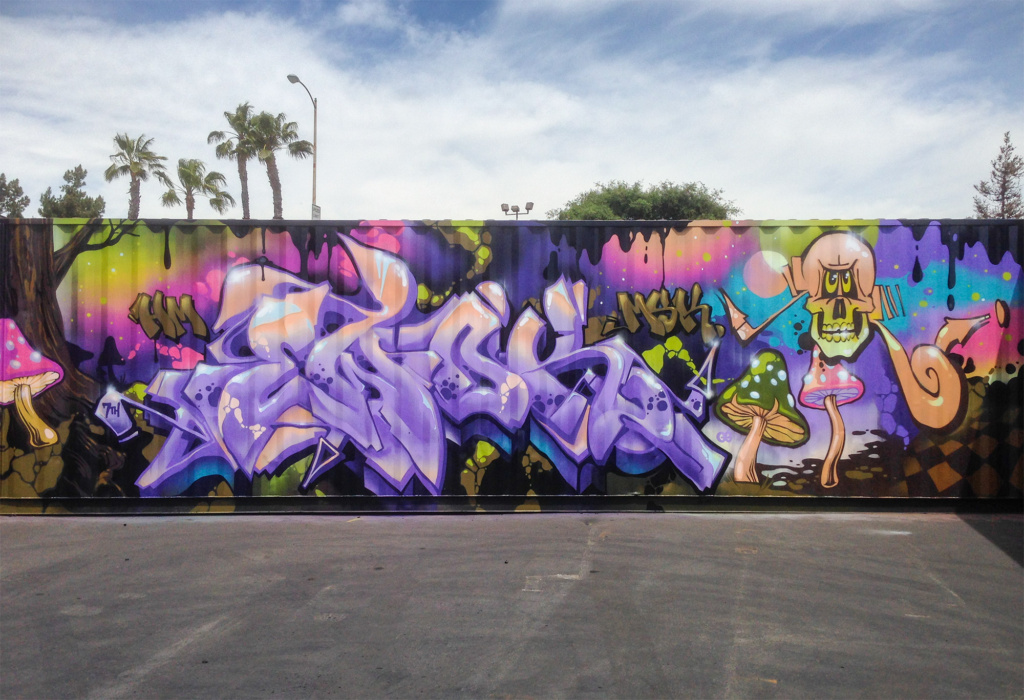 EWOK MSK HM Long Beach Ironlak Graffiti