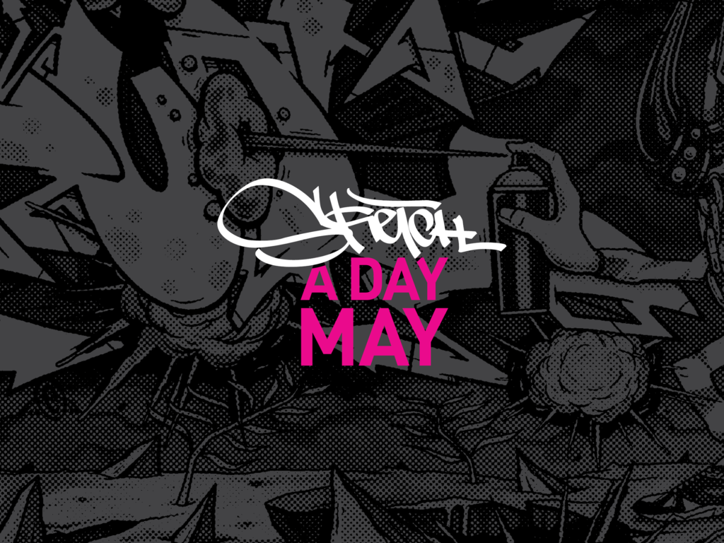 Sketch A Day May Blackbook graffiti competition