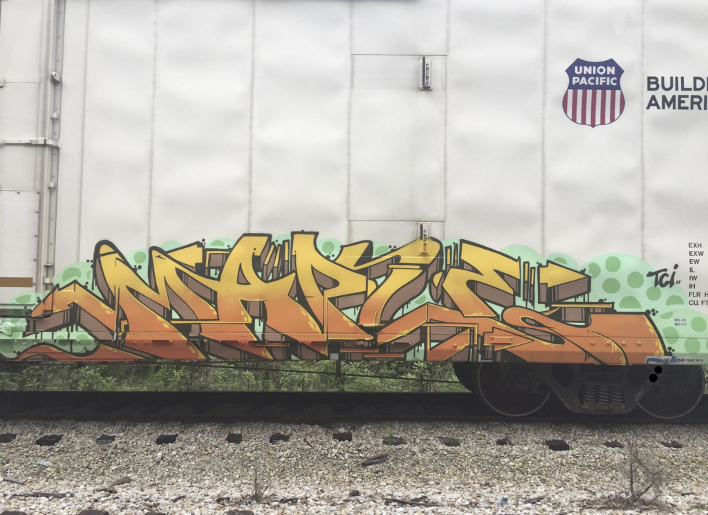 MAPLE Reefer Ironlak freight train graffiti