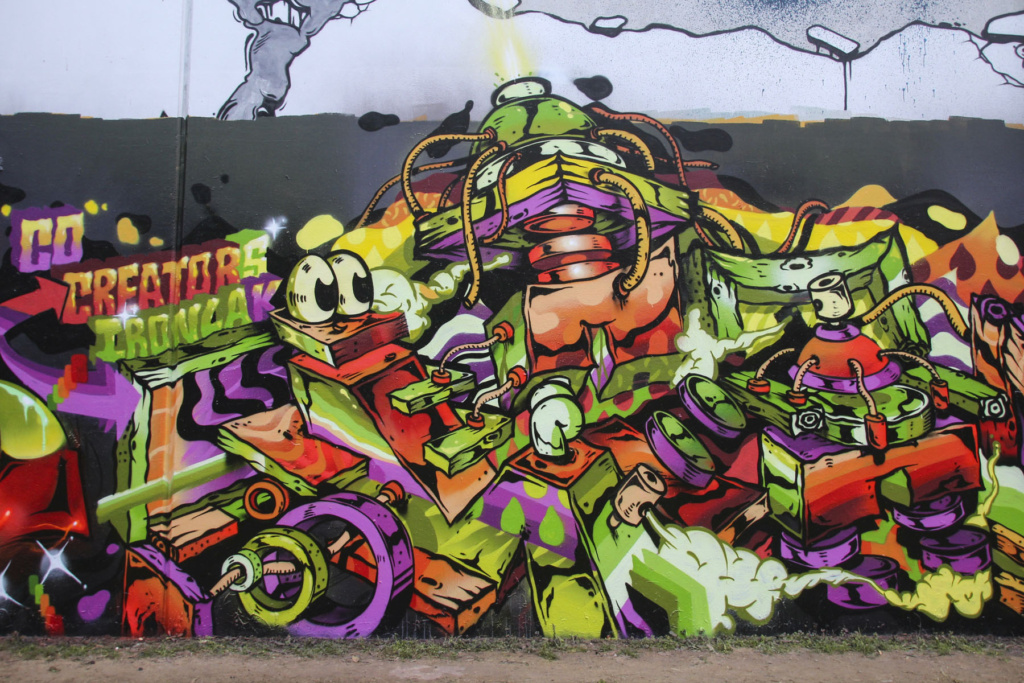 COCREATORS Brisbane Graffiti Ironlak