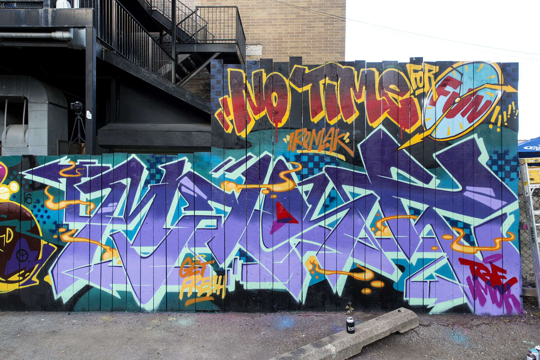 MAST TGE No Time For Fun Tour Chicago graffiti Ironlak