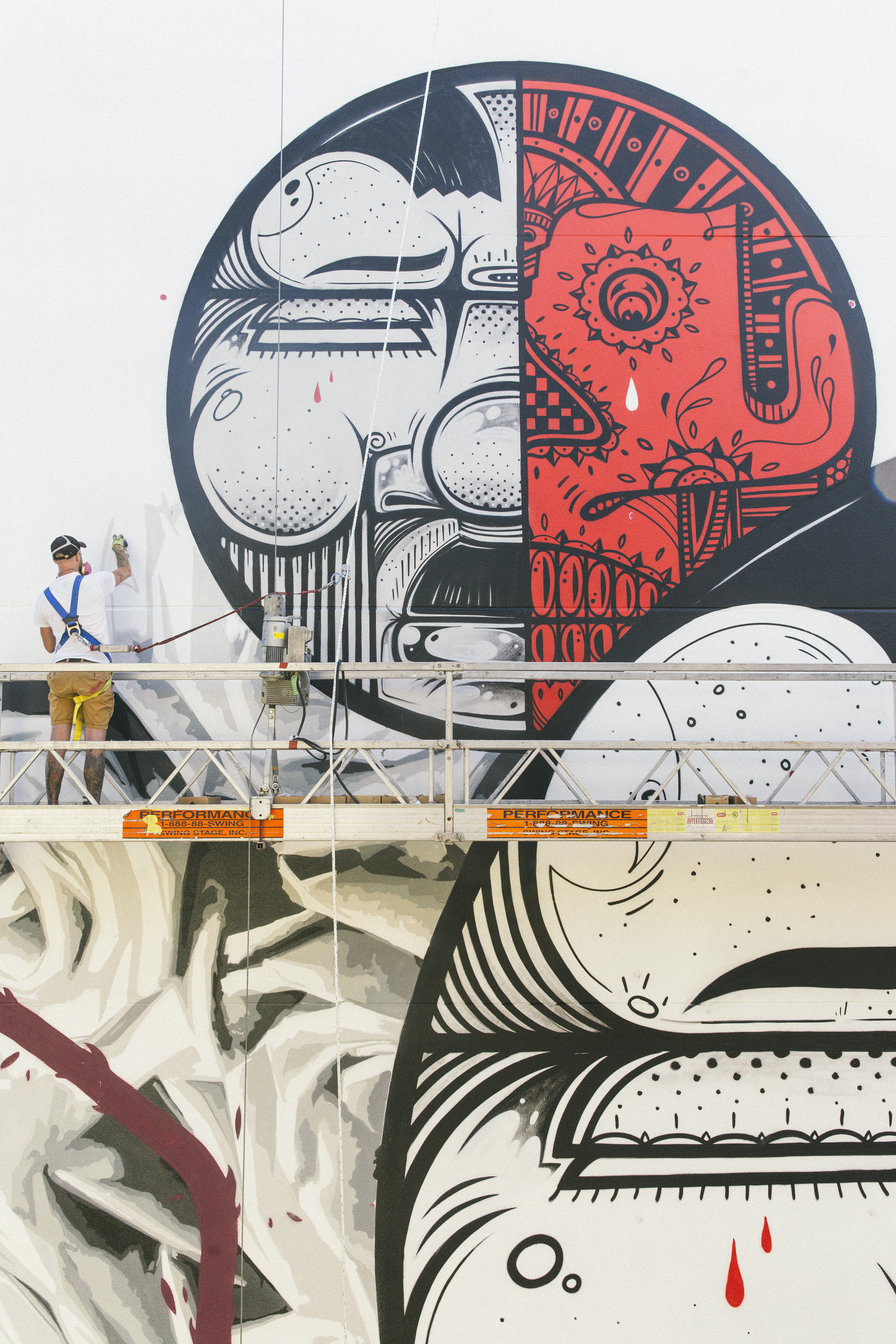 How & Nosm Wide Open Walls mural festival Luke Shirlaw Ironlak