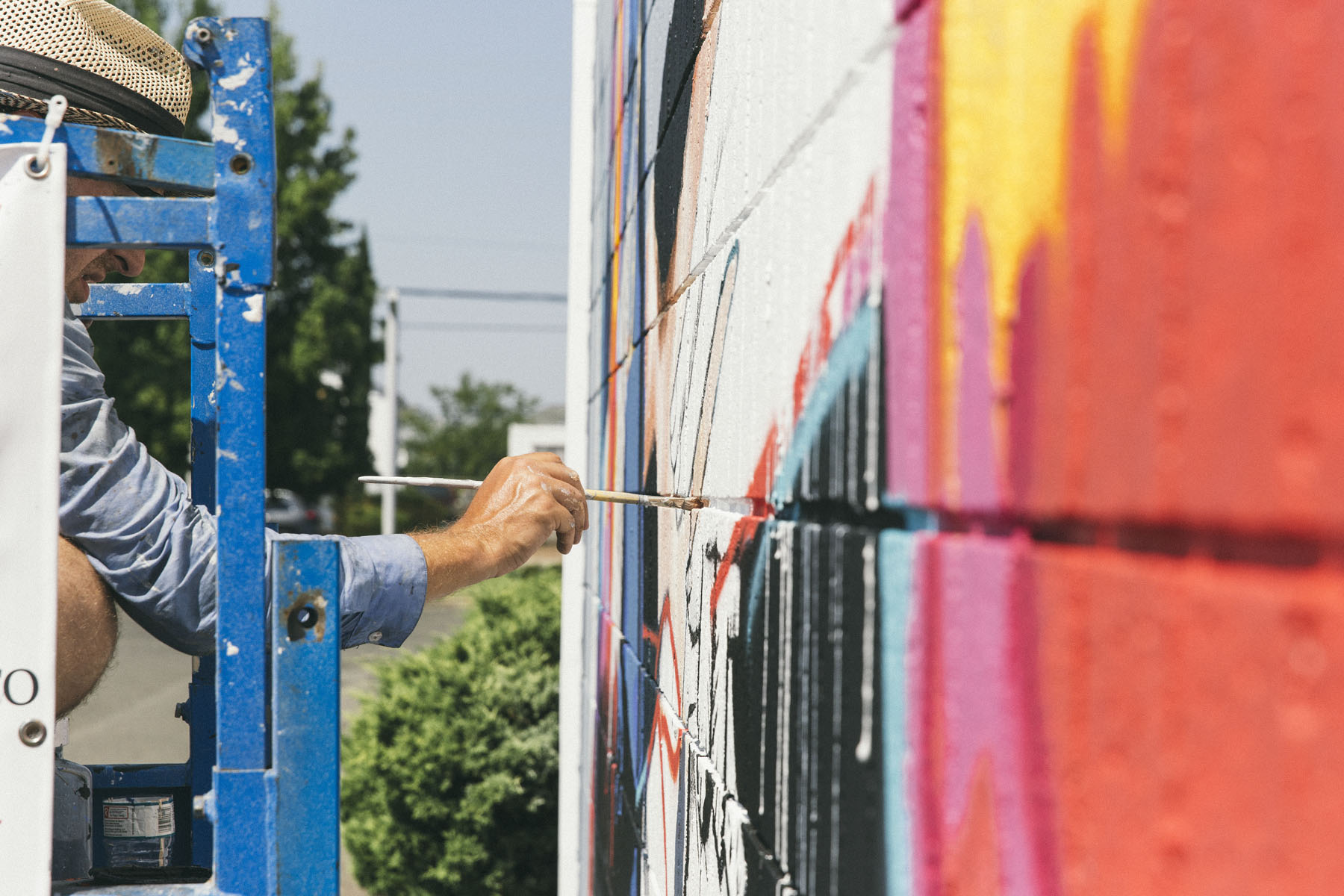 Jeff Musser Wide Open Walls mural festival Luke Shirlaw Ironlak