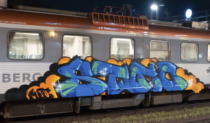Train Graffiti Video 2020