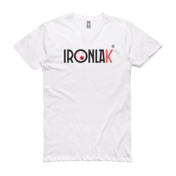 Ironlak Great Eyeball Logo T-Shirt White