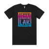 Ironlak Sauce Logo Rainbow T-Shirt Black