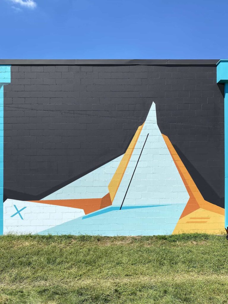 Nick Smith goes BIG with Indy Hound EXT mural