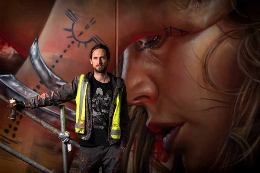 Adnate to Paint One of the World's Tallest Murals
