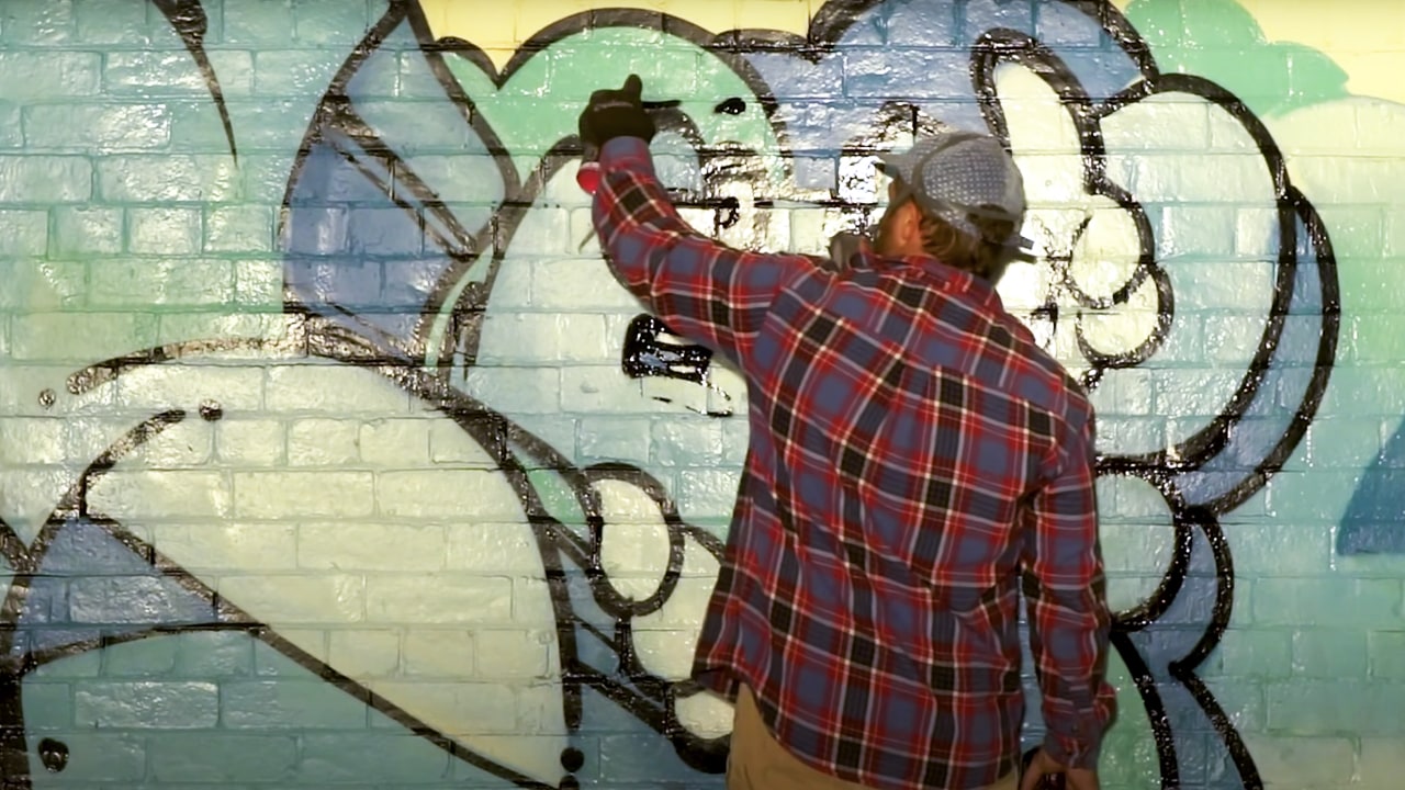 SOFLES Simple Graffiti Piece Video featuring Ironlak