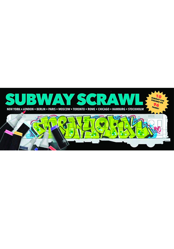 Subway Scrawl Train Notebook 9789188369062 000