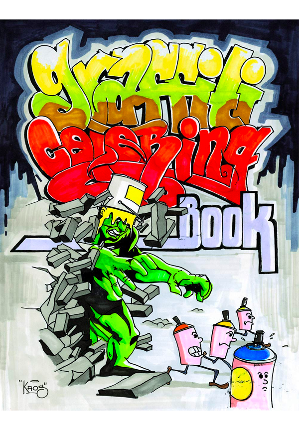 Graffiti Coloring Book 9789185639083