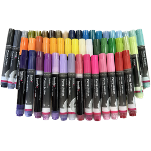 Ironlak 7mm Paint Marker 50 Pen Mega Box