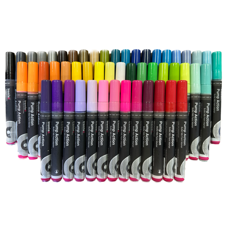 Ironlak Fluid Acrylic WaterBased Paint Ironlak Spray Paint, Markers