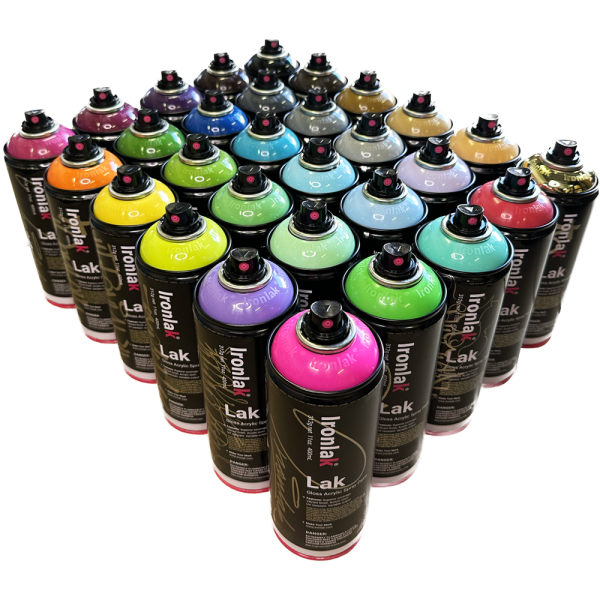 2023 Ironlak Acrylic Spray Paint Sampler